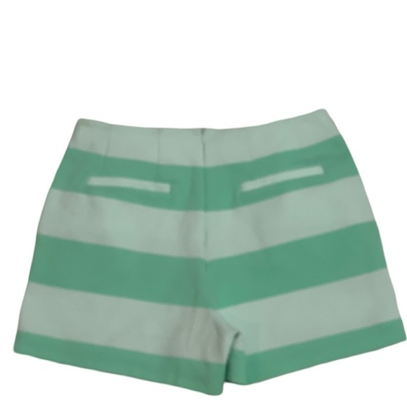 STS Sails to Sable Women’s Mint Green Striped Sailor Zip Back Pocket Shorts SZ S - Picture 8 of 8